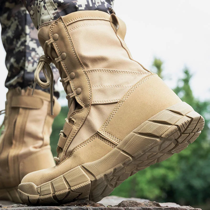 Tactical Boots Men Boots Special Force Desert Combat Boots Outdoor Hiking Boots Ankle Shoes Men Work Safty Shoes 240708