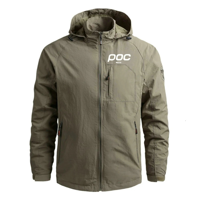 MOTO POC Cycling Jacket Hoodie Windproof Motocross Bicycle Clothes Outdoor Sports Mtb Jacket Bike Breathable Men Windbreake 240719