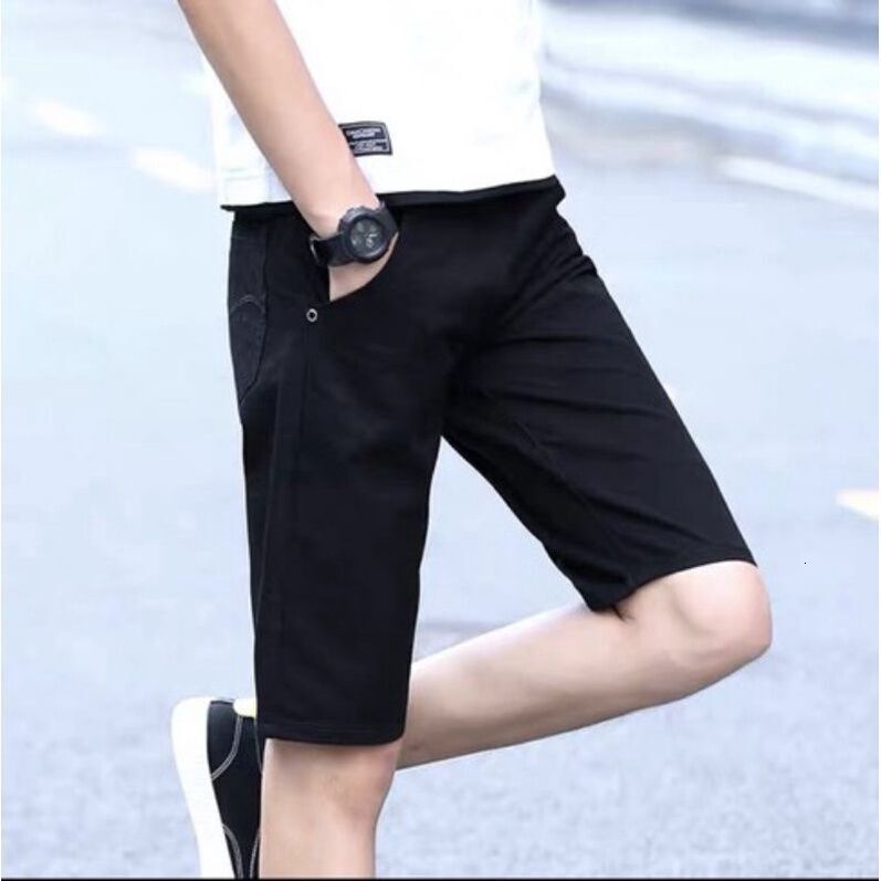 Men's Denim Jeans Short Pant ZIP (28-48) Close pants Ready Stock