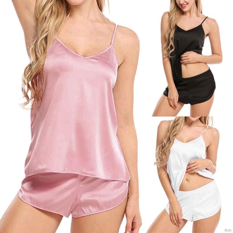 Women's Sleepwear JRMISSLI pyjamas women 7 pieces pajamas sets satin silk Sexy lingerie home wear slpwear pyjamas set pijama woman T240523