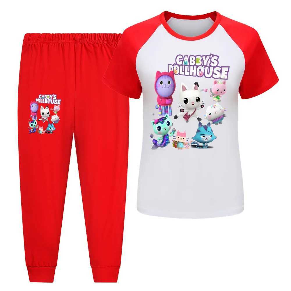 Gabby Cats Childrens Pajama Set Gabby Dollhouse Clothing Girls and Boys Pajamas Baby Pajama Set Pajamas Childrens PajamasW240716