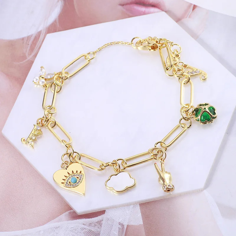 Kate Jewelry 184cm Music Shell Butterfly Pearl Bracelets For Women bijoux femme tendance 240719