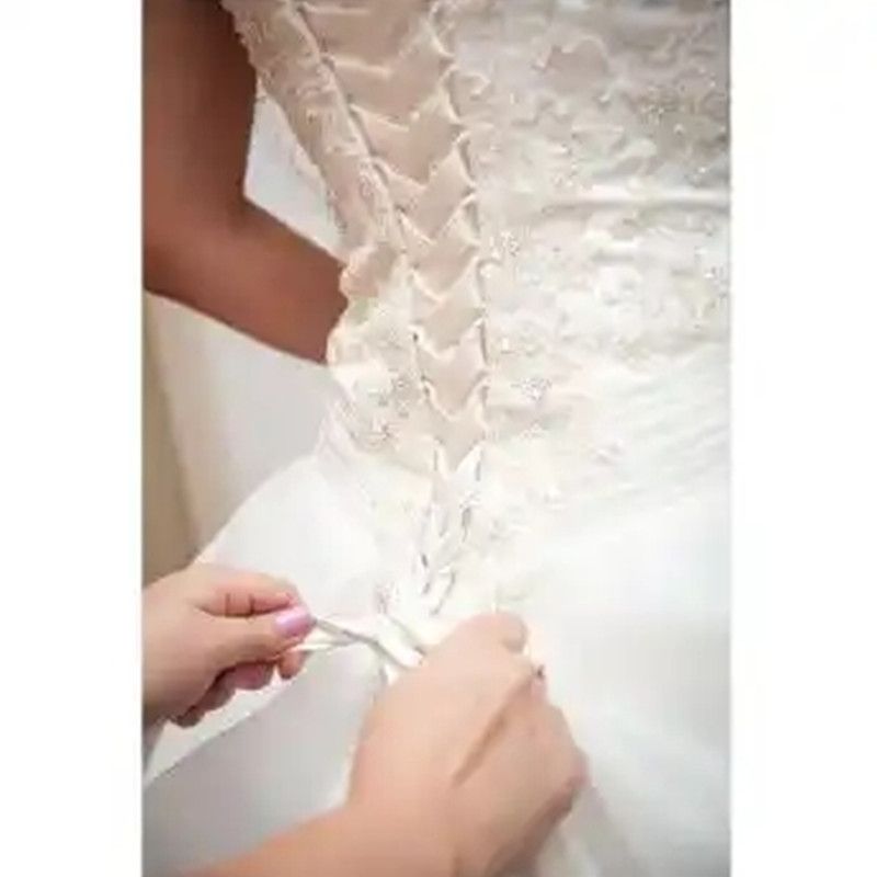 Arabic Aso Ebi Plus Size Bridal Gowns Lace Crystals Long Sleeves Wedding Dress Sheer Neck Pearls Beaded Tiers Bridal Dress Custom made