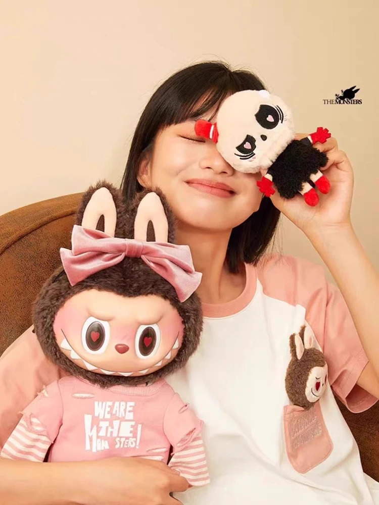 Original Mokoko Labubu The Monsters Catch If You Like Me Movable First Generation Third Kawaii Decoration Figurine Giftsthe 240711