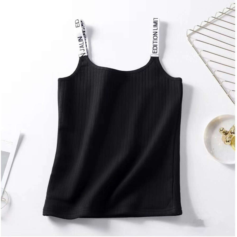 Strap autumn and winter base shirt slim fit inner layer with thick velvet camisole vest women's warm outerwear