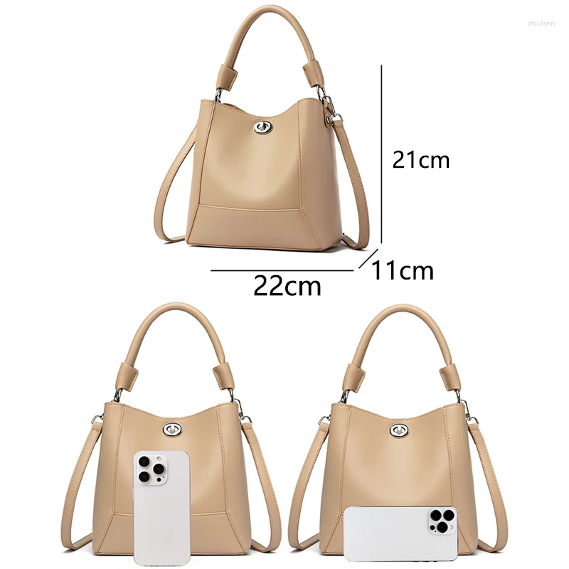 free shipping Shoulder Bags 2024 Women's Handbag High Quality Soft Leather Female Bag 3-Layer Large Capacity Girl Tote Bolsas Sac A Main