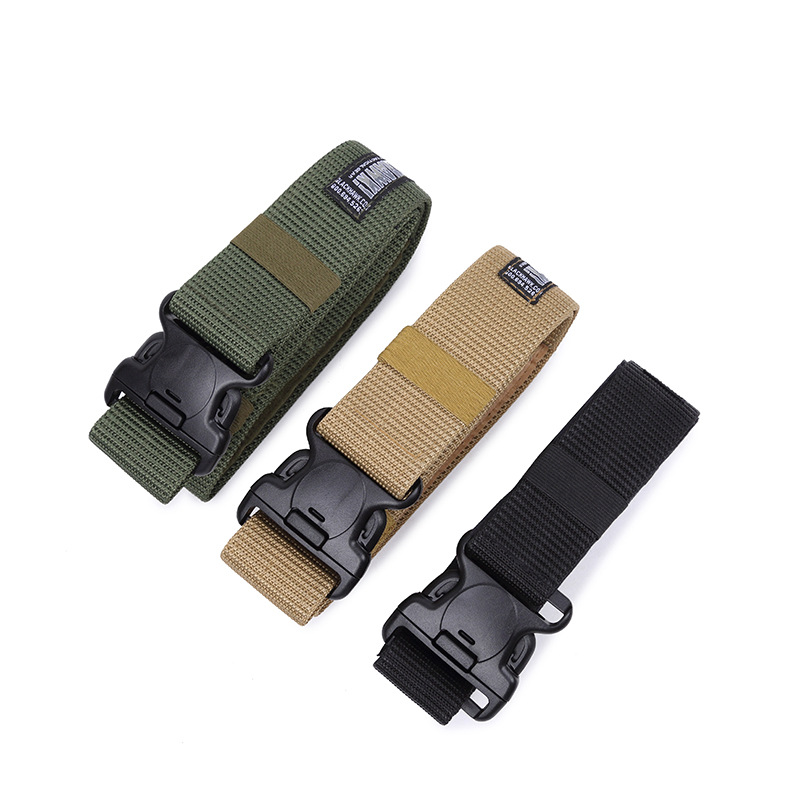 New nylon leather Black Hawk tactical belt outdoor belt American CQB canvas belt workwear for armed military training and training