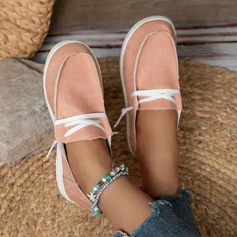 2024 Spring/Summer Womens Vulcanized Sports Shoes Womens Casual Flat Shoes Womens Fashion Shoes 240719