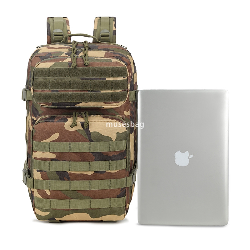 Explosive sports outdoor military fan bag camouflage backpack 40L large capacity 3P tactical backpack