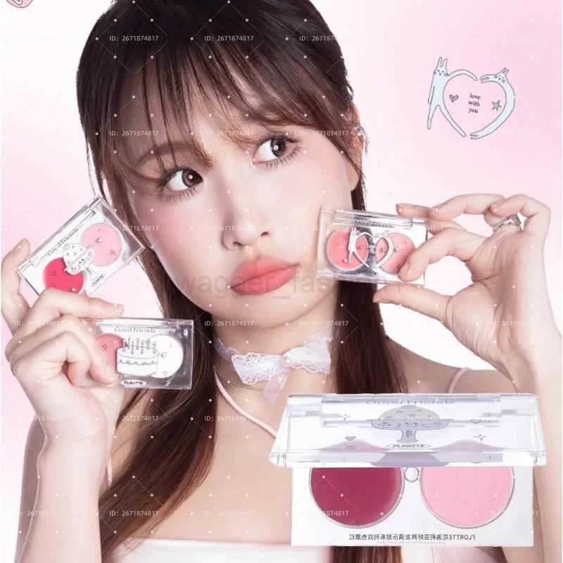 Wholesale FLORTTE Duo Tone Blush Clay Multi-Purpose Balm Double Spell Expansion Contraction Vibe Blush Cream Cosmetics MakeupsB240722