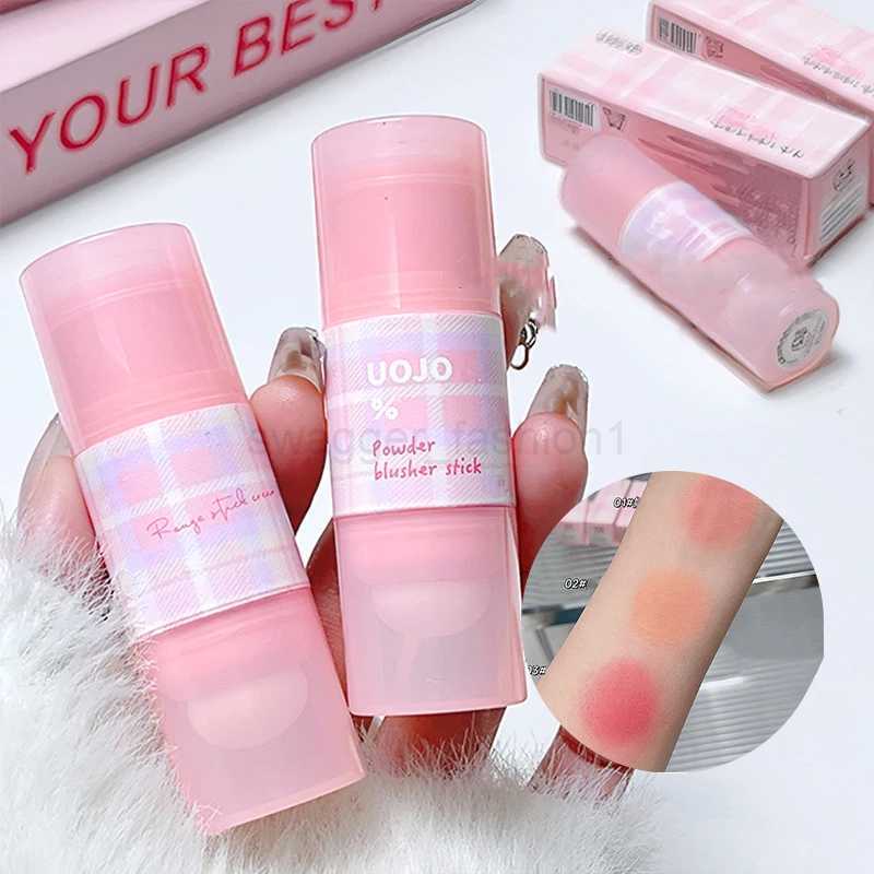 Creamy Peach Blusher Stick Waterproof Low Saturation Cute Strawberry Milk Blush Natural Matte Rubor Korean Dupes Women MakeupB240722