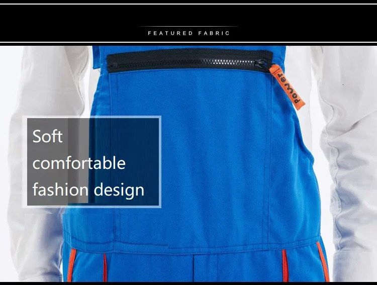 Work Overalls Uniform Men Working Coverall Welding Suit Car Repairman Suit Workshop Mechanic Work Clothes Work Jumpsuit Dungaree 240716 - view 7