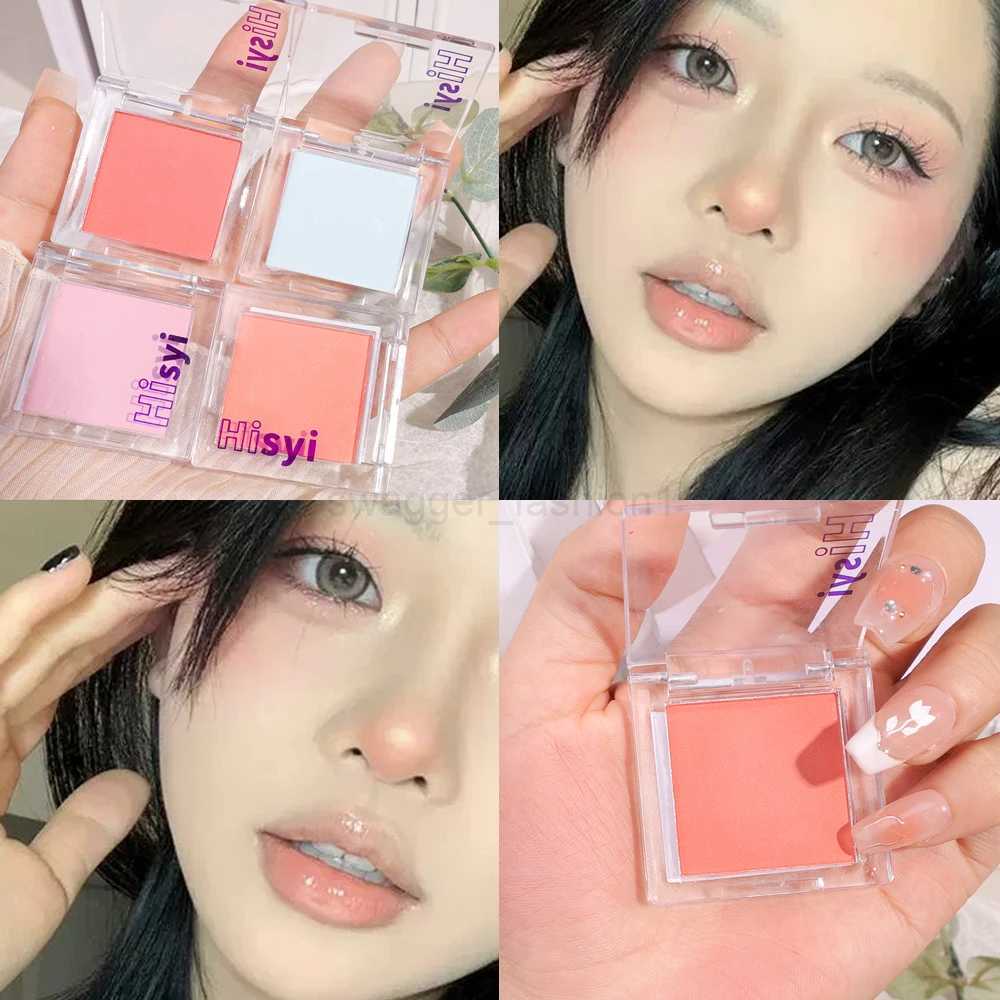 Monochrome Blush Eyeshadow Palette Matte Blusher Face Pigment Lasting Beauty Natural Cream Cheek Tint Orange Peach Blush MakeupB240722