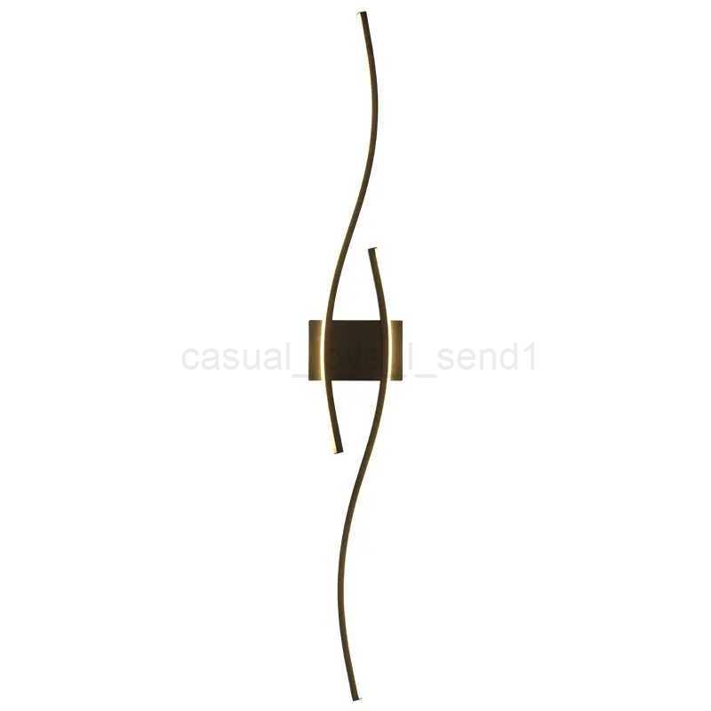 Modern Simple Wall Lamp Aluminum LED Living Room Wall Lamp Home Decoration TV Wall Bedroom Living Room LightingCL240722