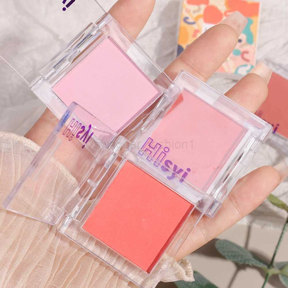 Monochrome Blush Eyeshadow Palette Matte Blusher Face Pigment Lasting Beauty Natural Cream Cheek Tint Orange Peach Blush MakeupB240722