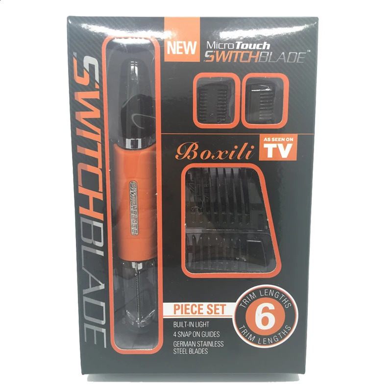 Electric Ear Nose Hair Trimmer Razor Brow Shaping Portable Shaving with Duals Cutter Head Washable Face Care Hair Trimmer Tools 240712