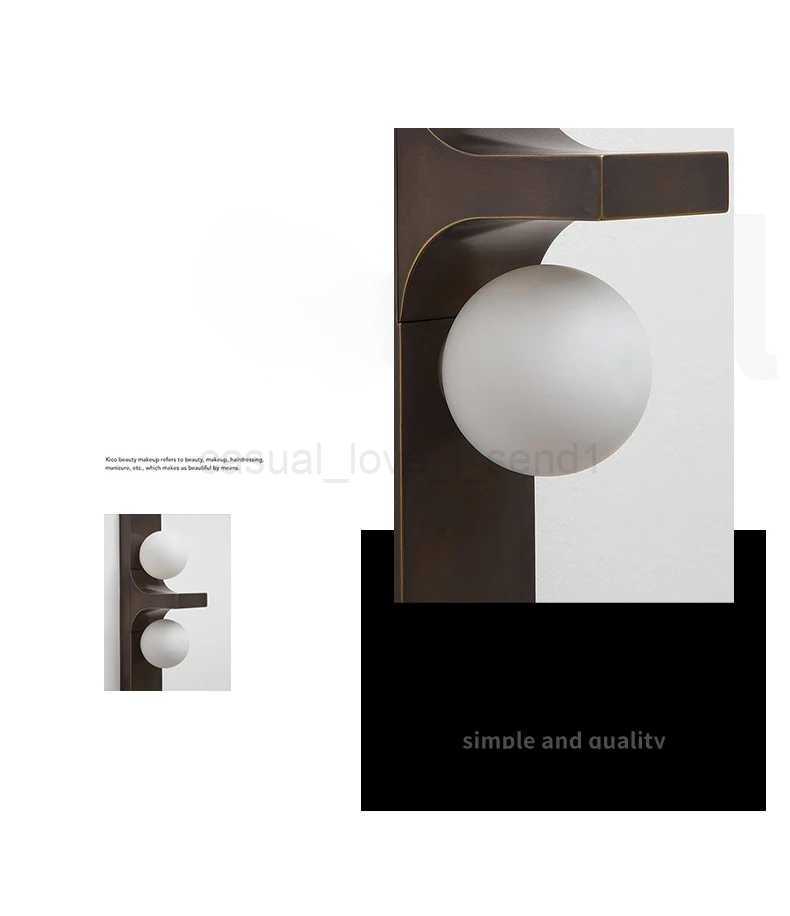 Long Wall Lamp Brushed Metal Quality Beside Light Sconce Home Decoration Minimalist Creative Double Head Wall lamp LED LightingCL240722