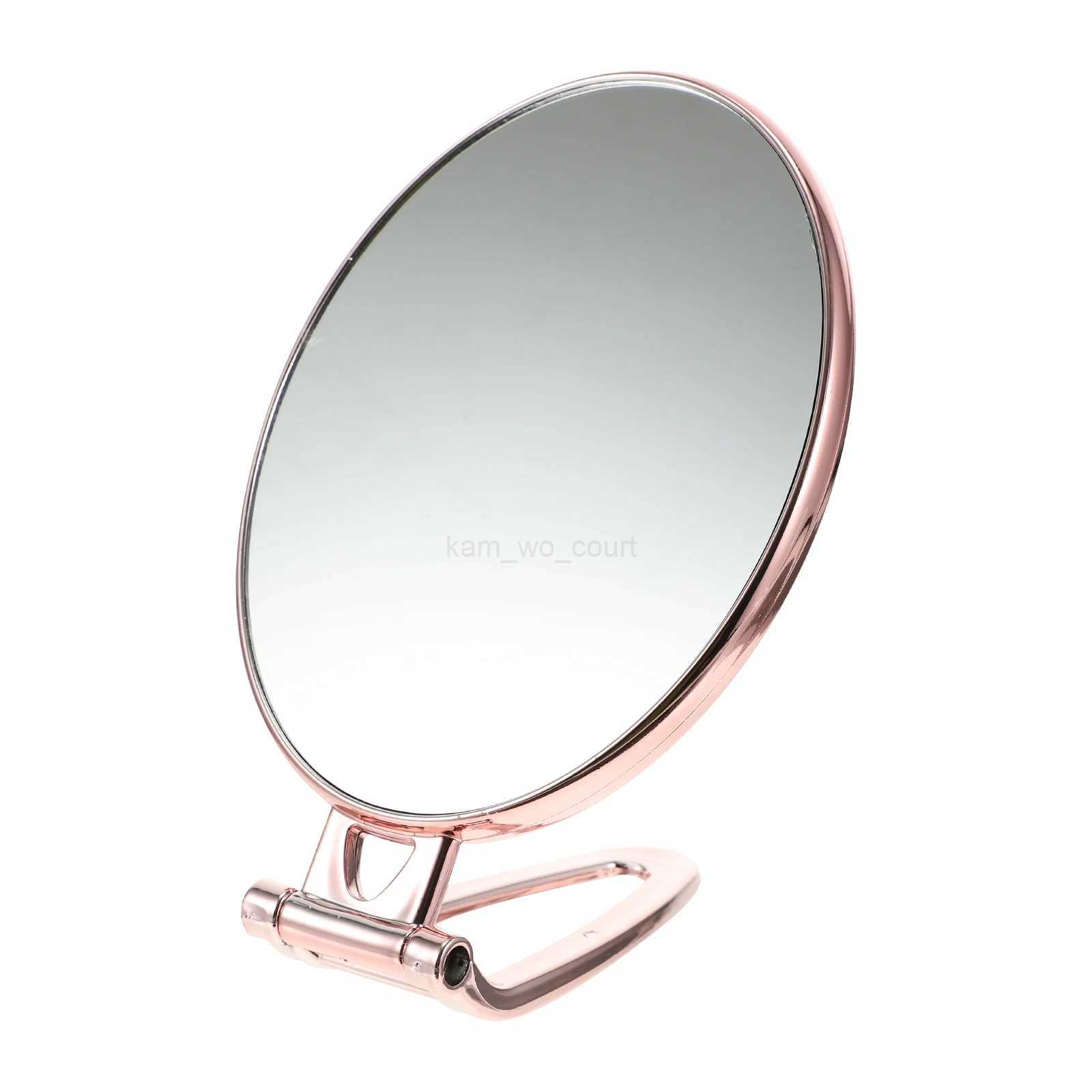 Vanity Mirror Magnifying Handheld Travel Vanity Mirror Double Sided Makeup Travel Portable Dressing With Handle Beauty MirrorM240722