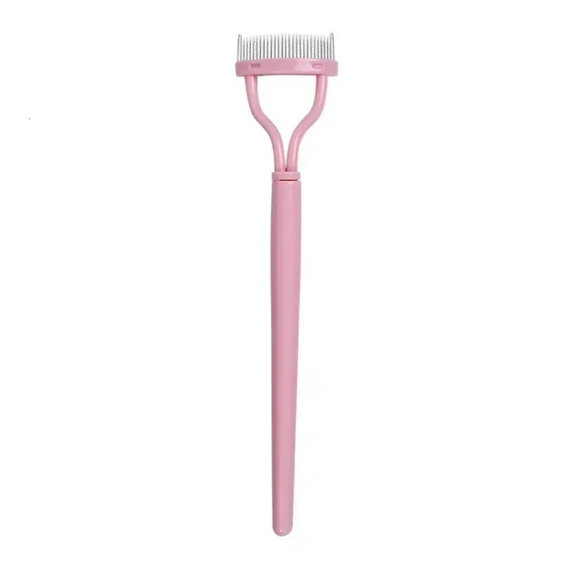 1pc Eyelash Separator Metal Teeth Foldable Eye lash Curler Beauty Makeup Stainless Eyelashs Brush Comb Mascara Curl Make up Tool 240713