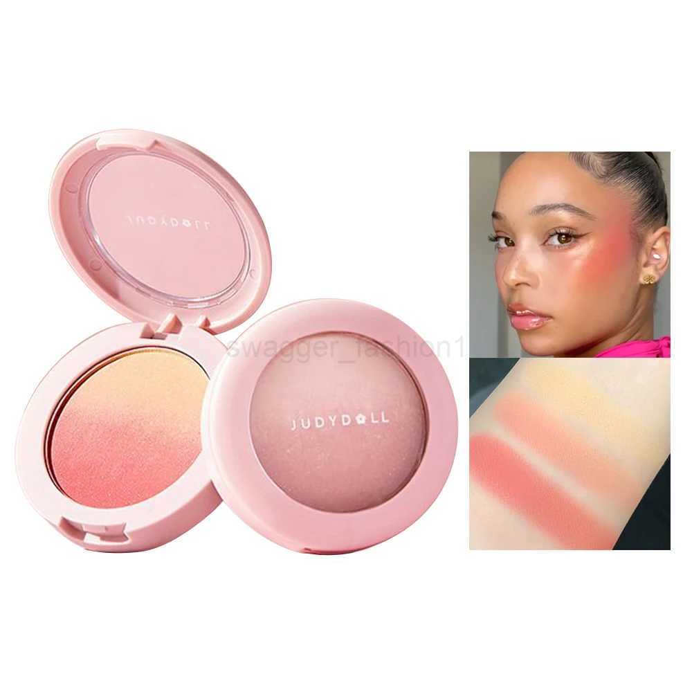 Judydoll Sunset Blush Gradient Blush Palette 3 Colors Natural Long-lasting Waterproof BlushB240722