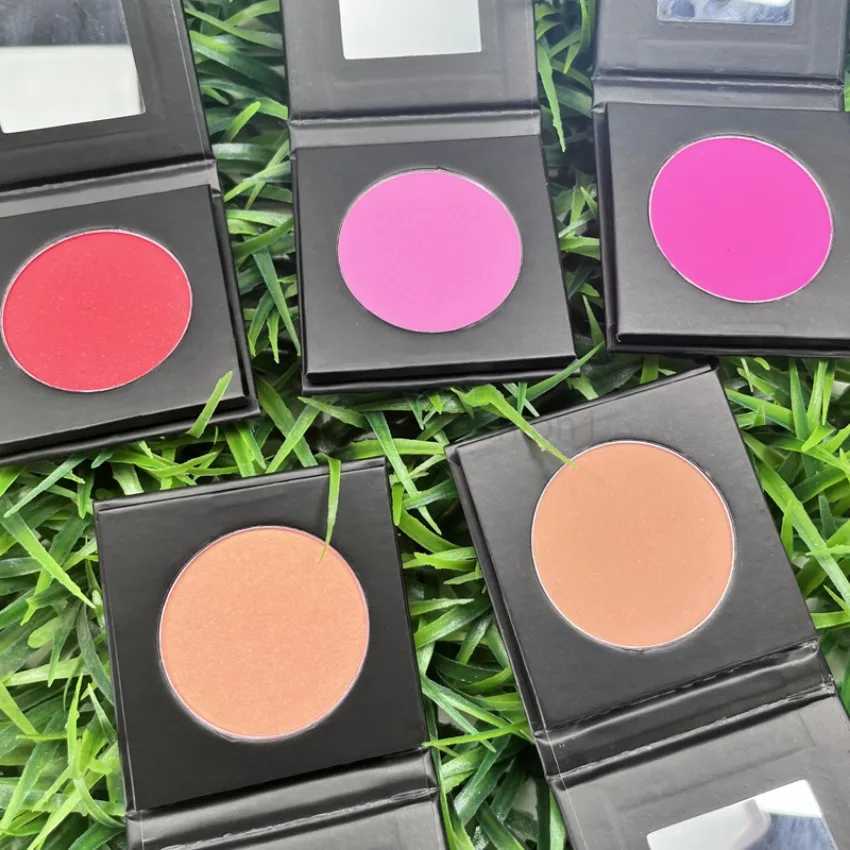 Custom 6colors Nude Blush Powder Matte Natural Cheek Tint Brighten Easy To Colored Face Waterproof Soft Female Makeup BulkB240722