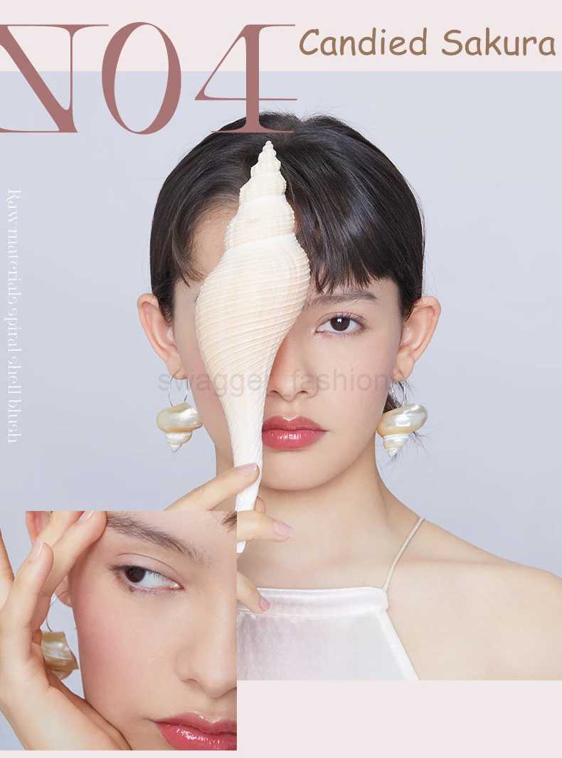 Joocyee Monochrome Blush 3.5g Spiral Tortoise Shell Series Gingle Palette Blusher Natural Nude Contour Makeup CosmeticsB240722