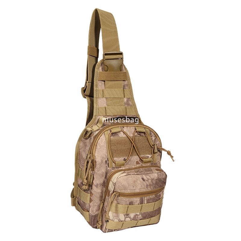 Oxford cloth 600D encrypted enlarged camouflage chest bag shoulder bag outdoor bag crossbody bag tactical small chest bag