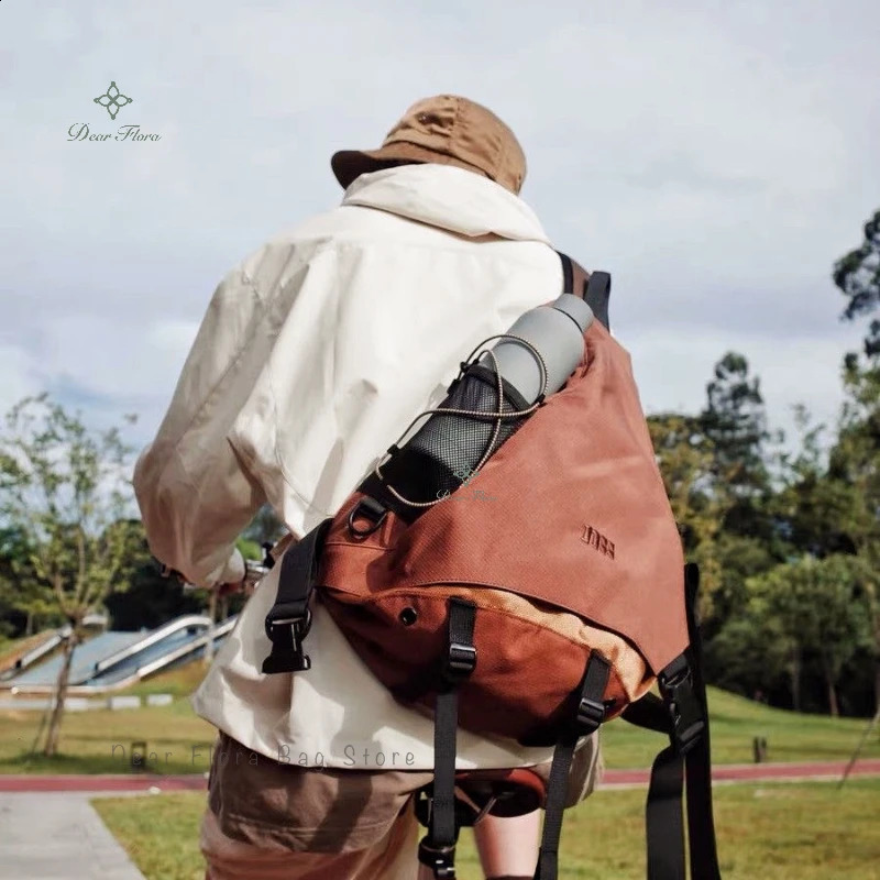 2025 NEW Y2k Portable Light Nylon Crossbody Trendy Rucack Travel Shoulder Bag Casual knapsack Outdoor Sports Unisex Chest Pac 240717 zhanyishengli