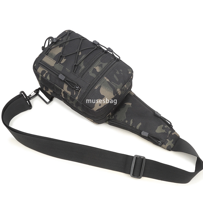 New Oxford cloth waterproof outdoor tactical shoulder bag for men and women field sports crossbody bag manufacturers