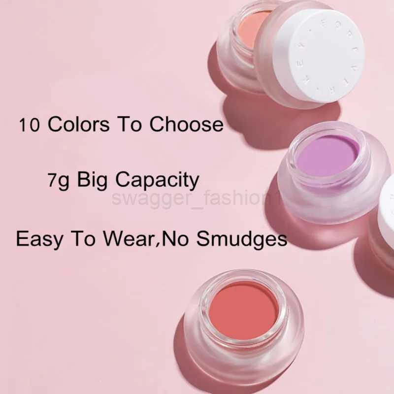 Foreverkey Blush Soft Shimmering Matte Powder Face Makeup Natural Brightening Highlight Nude Makeup CreamB240722