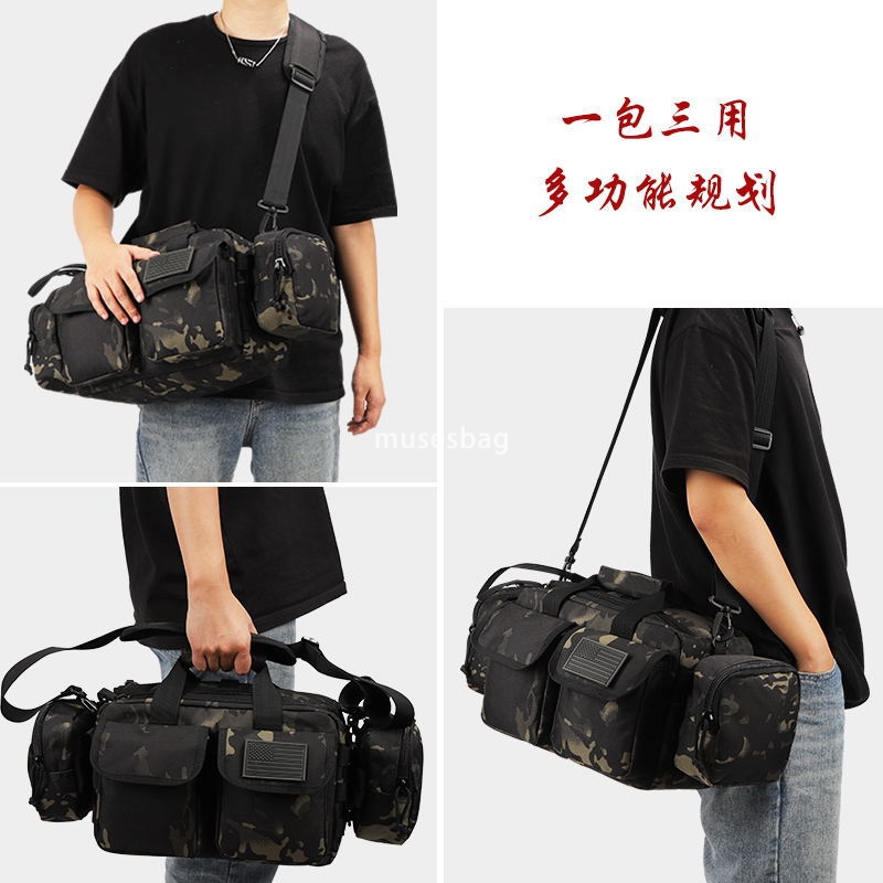 Large capacity multi-functional travel bag Handbag Camo Single shoulder oblique straddle bag Magic Fanny Pack 3P camera bag