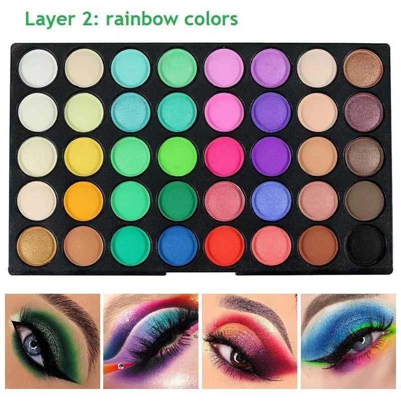 120 Color Eye Makeup Waterproof Make up Nude Eye Shadow Palette Glitter Matte Pigmented Powder Pressed Shine Eyeshadow CosmeticXJ251027