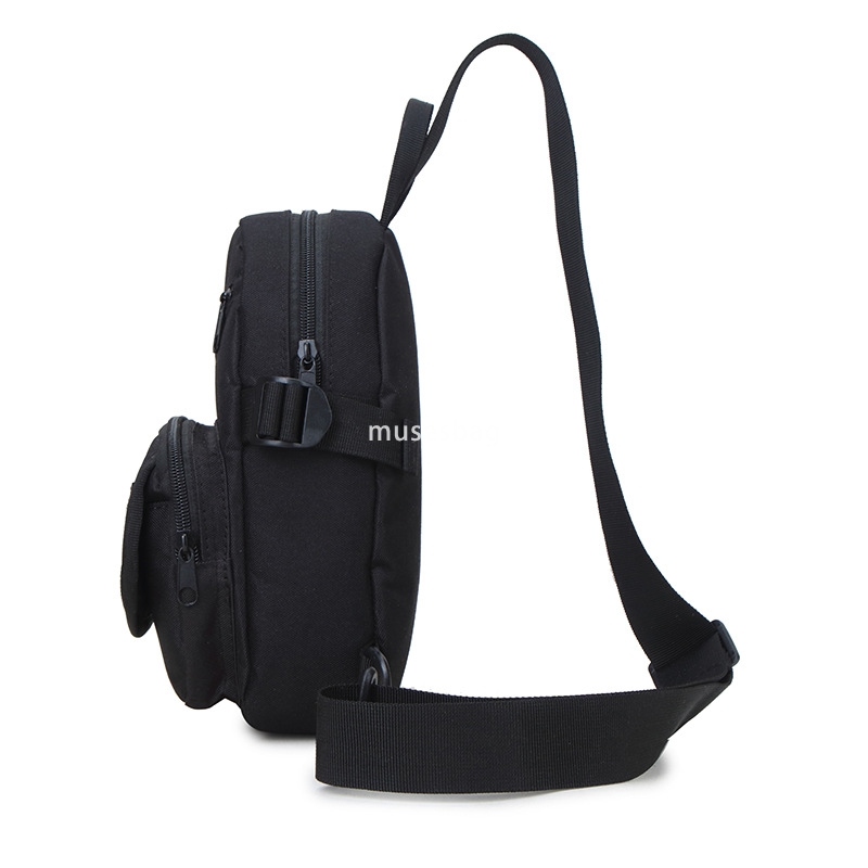 Outdoor cycling sports camouflage chest bag Oxford cloth bag crossbody bag men's bag shoulder bag small backpack