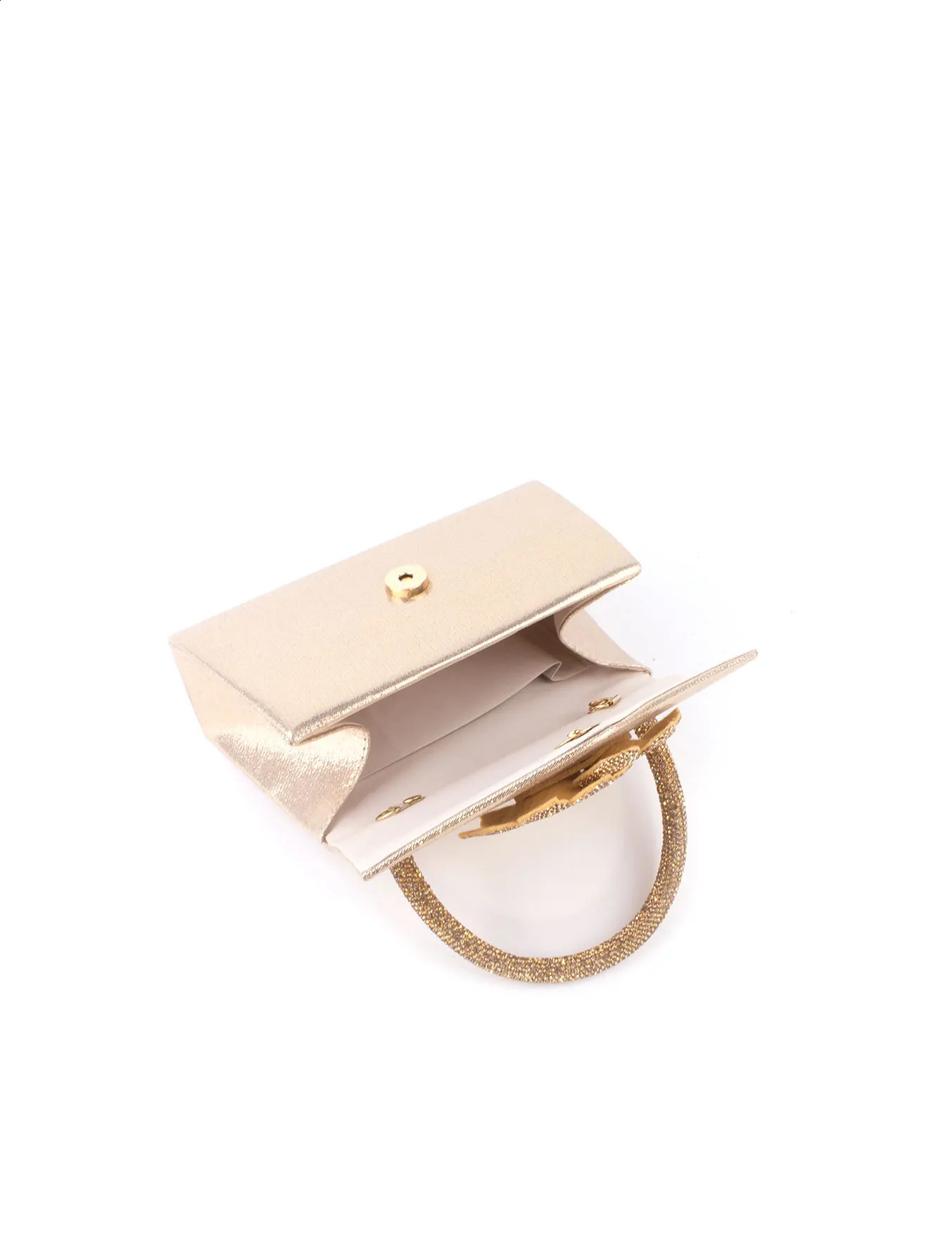 Soulfunk HandbagShiny GlamorousElegantExquisite womens handbag with twin flowers Evening Party Prom Fashionable Chain Bag 240722