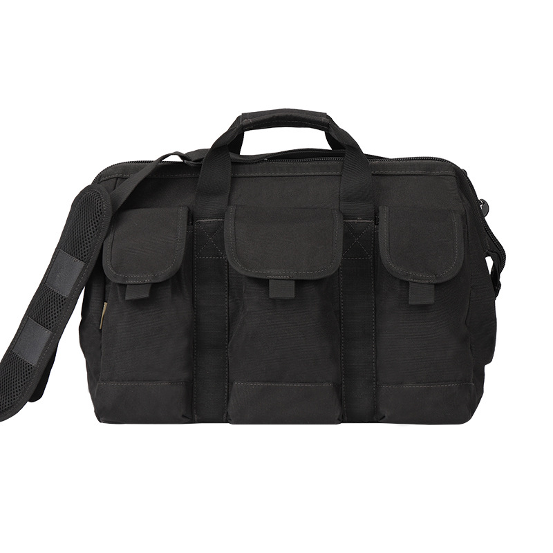 New off-the-shelf cross-border 600D Polyester multifunctional portable commuter dual-layer Tactical Kit pistol bag