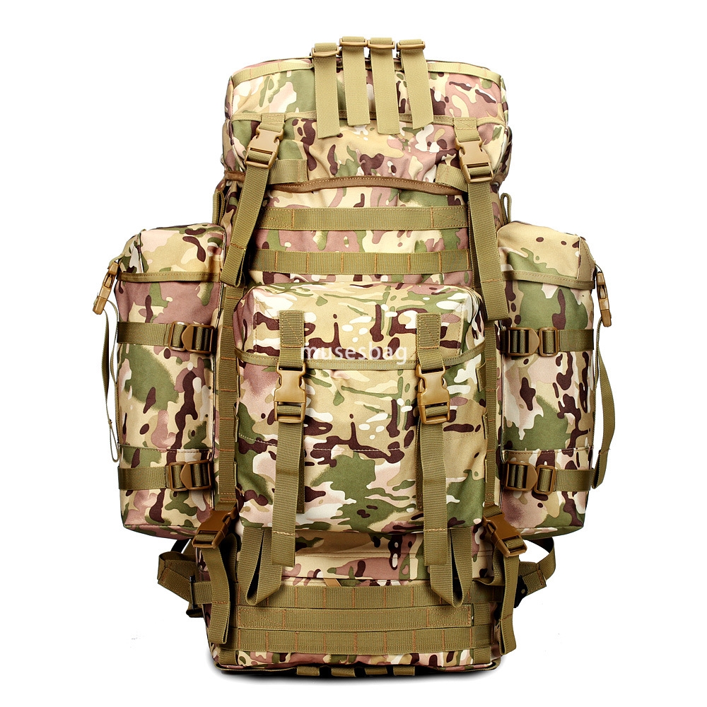 Large capacity 100L tactical mountaineering bag army camouflage backpack outdoor backpack hiking camping sports backpack