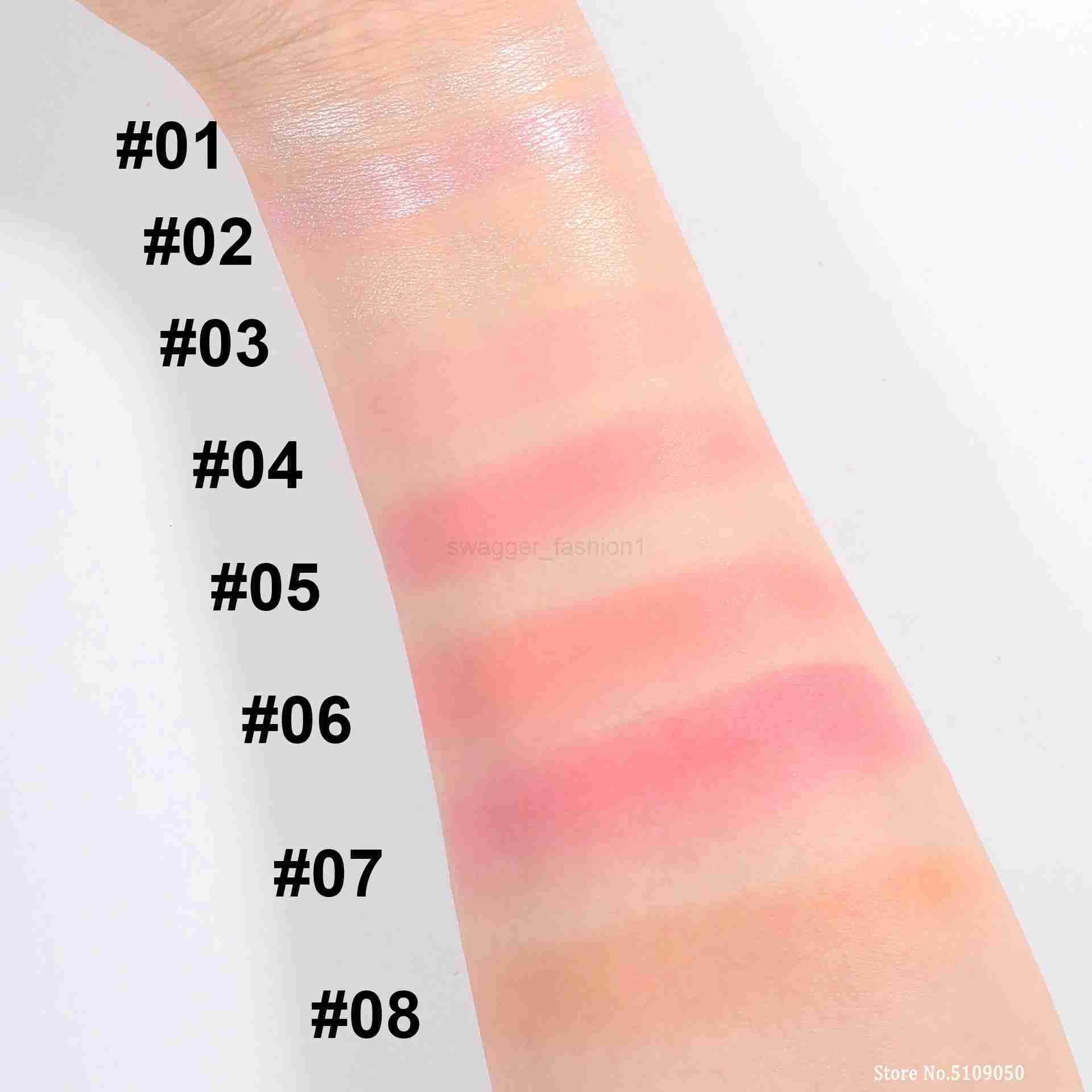 Heart Shape Creamy Blush Stick Pearlescent Matte High Gloss Brighten Blusher Cream Makeup Highlighter 3 In1 Lip Eye Cheek TintB240722