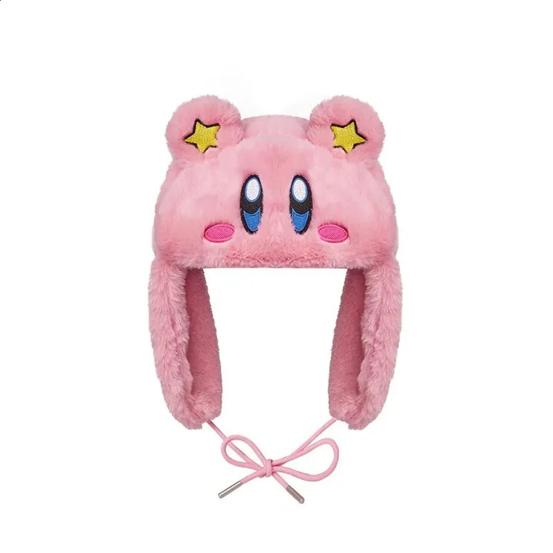 Cartoon hat female autumn and winter warm ear protection Lei Feng hat fashion plush cold cute hat 240712