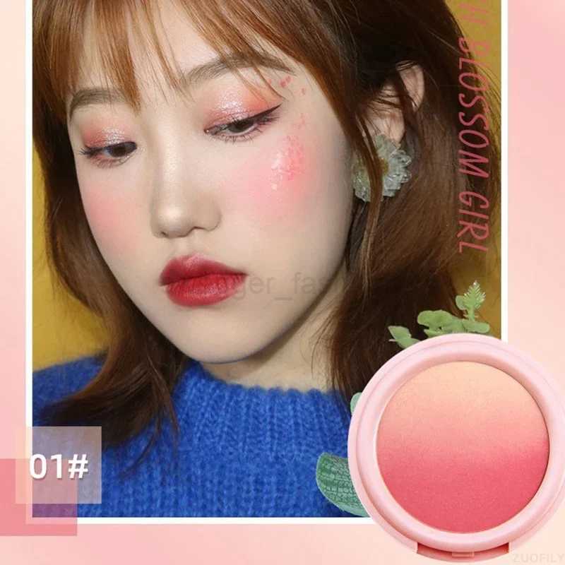 NOVO Gradient Blush Pallete 4 Color Peach Face Mineral Pigment Cheek Blusher Powder Makeup Contour Shadow Pink Blusher CosmeticsB240722