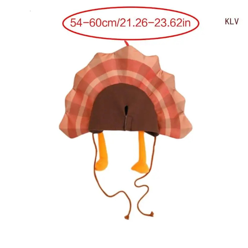 Plush Turkey Hat for Family Gathering Kids Lovely Cartoon Hat Breathable Festival Party Hat Thanks Giving Party Headgear 6XDA 240715