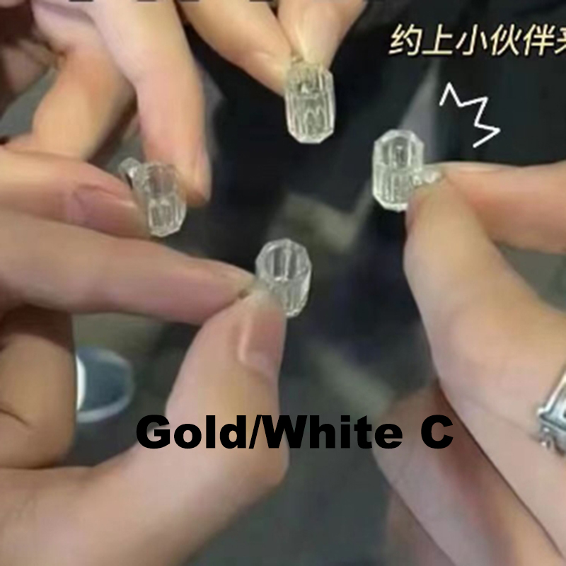Gold C White C 0.8 1.0 White Mini Cup Packed in Foam