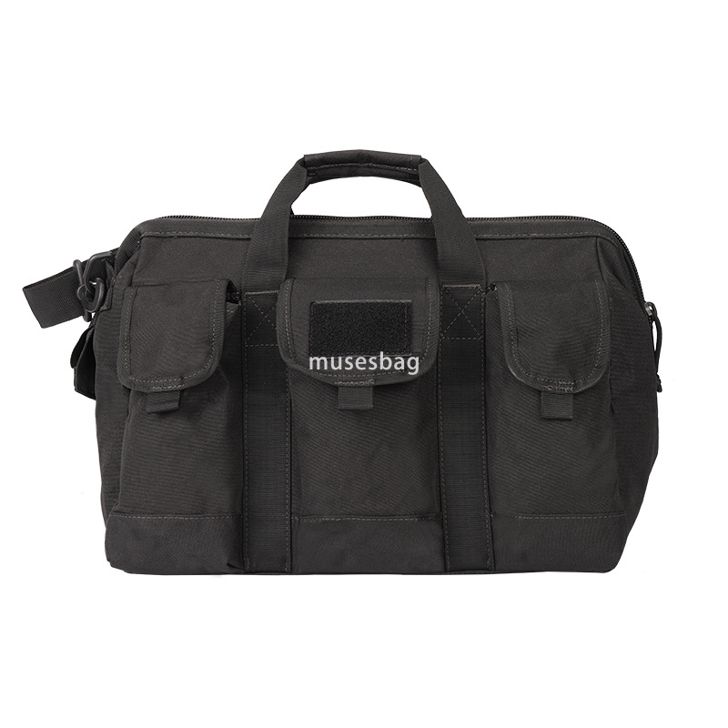 New off-the-shelf cross-border 600D Polyester multifunctional portable commuter dual-layer Tactical Kit pistol bag