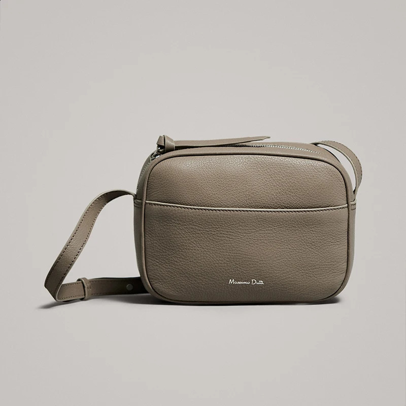 LINJER STRICKLIN Womens Genuine Leather Cross body Retro Casual Edition Shoulder Denim Simple Small Square Bag 240817