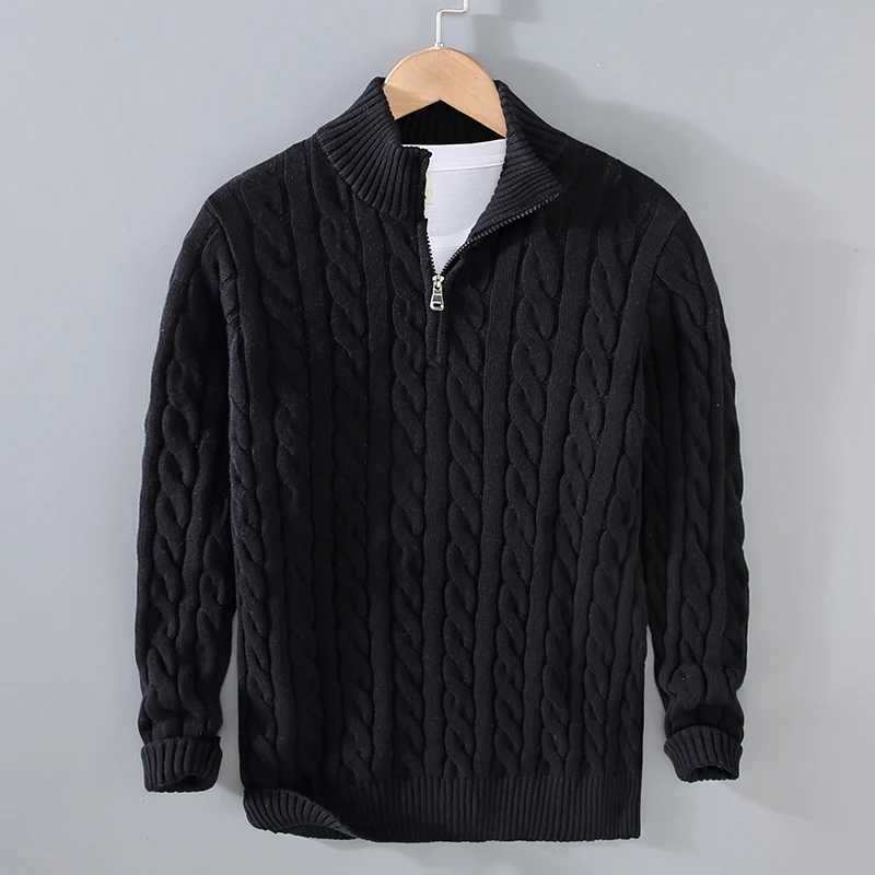 Suehaiwes Italy Style Brand Cotton Sweater Men Trend Twist Thick Sweaters For Men Chandail Svetr Maglione Sweatshirt Z240912