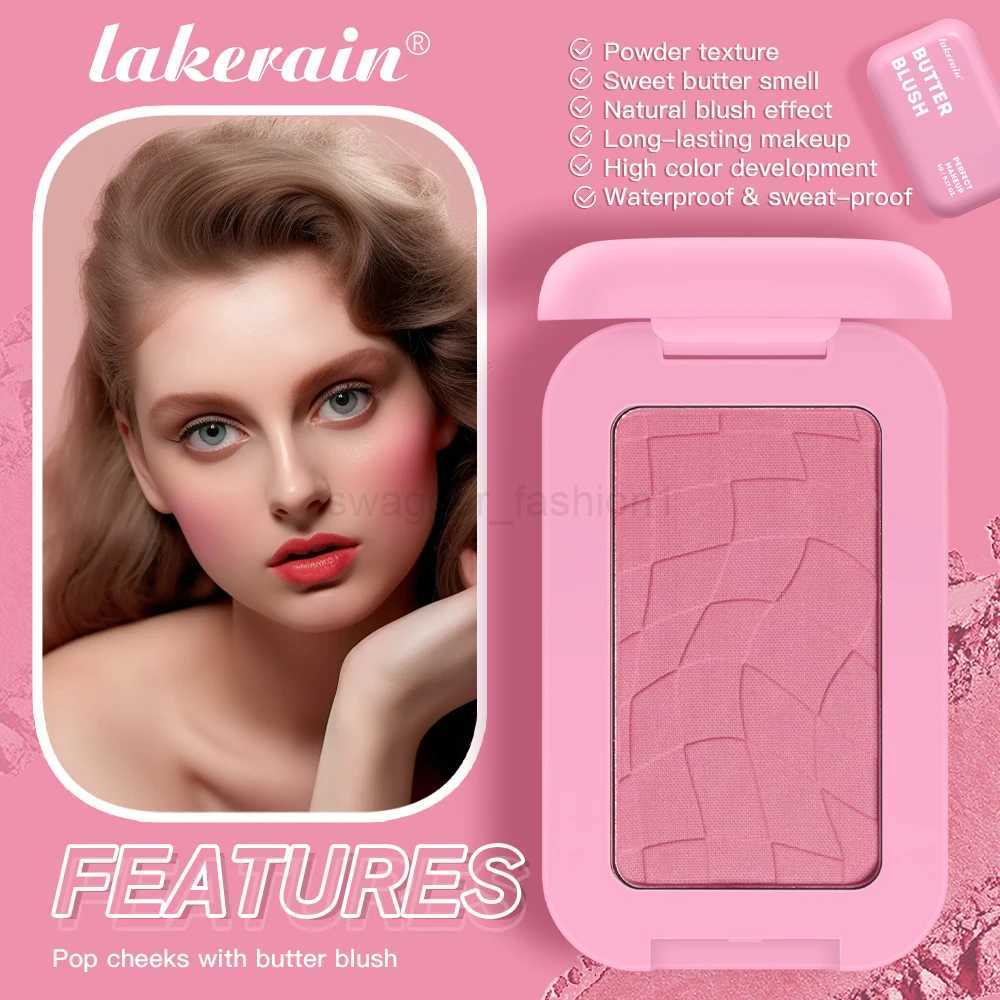Butter Blush Single Color Matte Natural Cheek Tint Waterproof Face Contouring Cosmetics Blush Powder Face Soft Female MakeupB240722