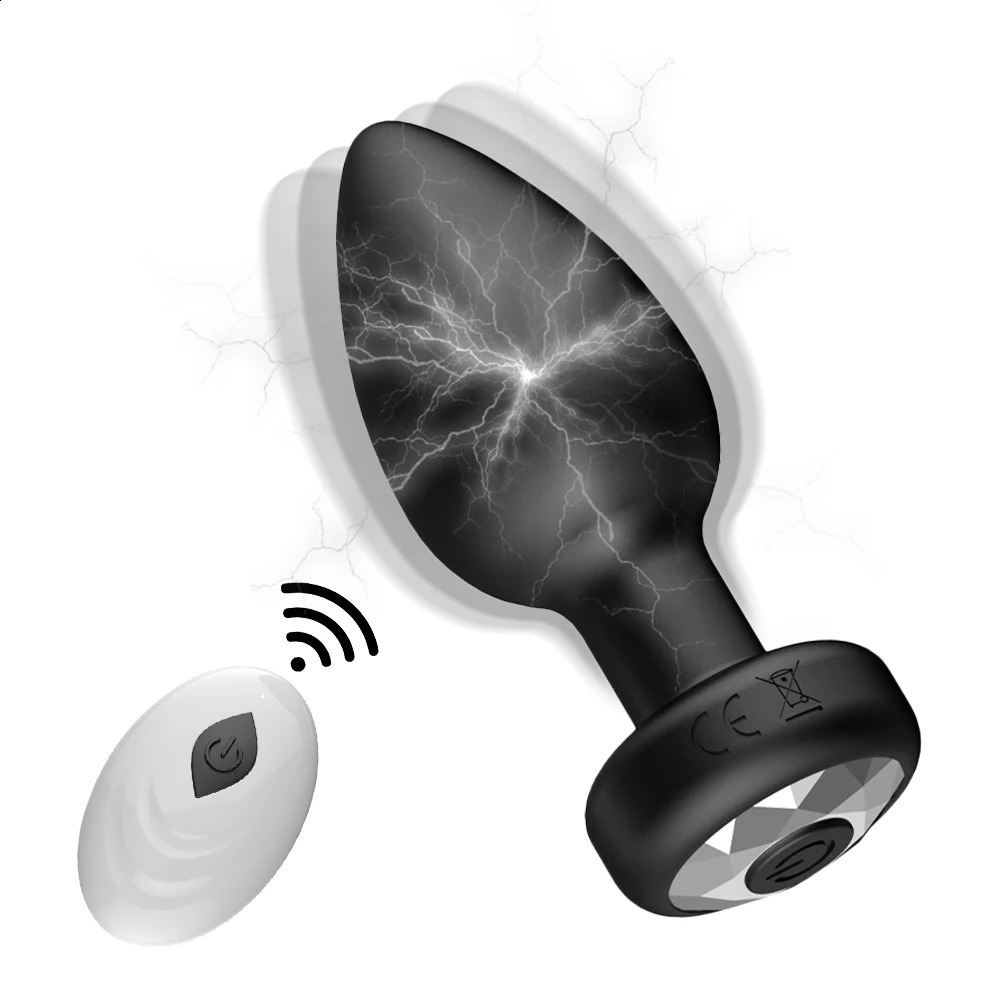 Anal Plug Vibrator Butt Portable Massager for Women Female 10 Speeds Prostate Wireless Remote Control Gay Sex Toy 240711