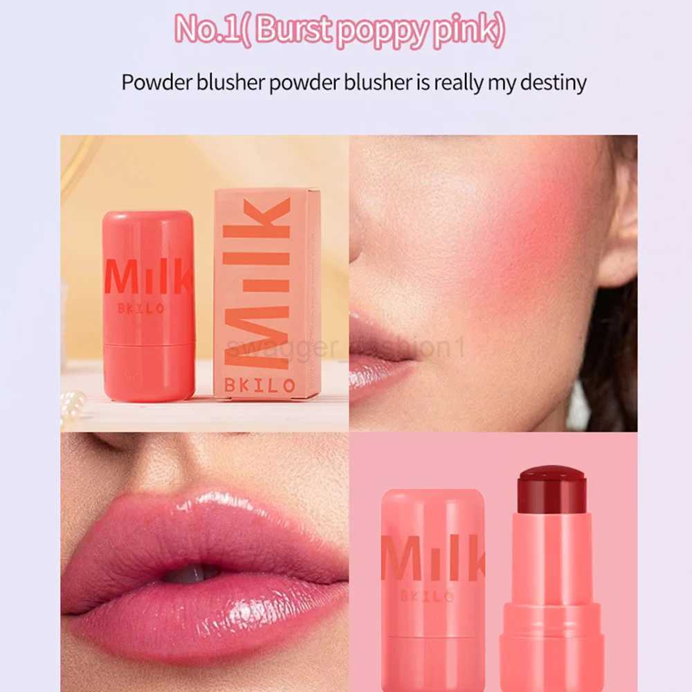24Pcs Jelly Tint blush Stick Multi-Use Cooling Water Jelly Tint Natural Lip and Cheek Stain Stick Clear Glossy Lip GlossB240722
