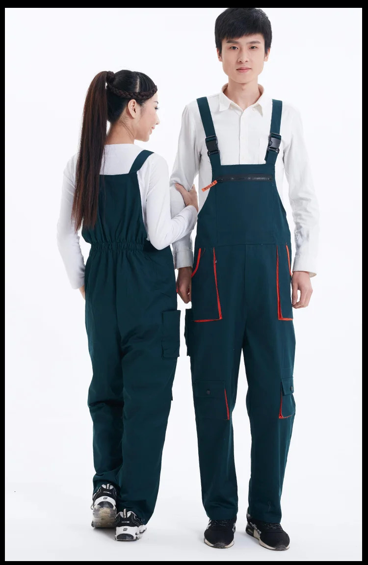 Work Overalls Uniform Men Working Coverall Welding Suit Car Repairman Suit Workshop Mechanic Work Clothes Work Jumpsuit Dungaree 240716 - view 6