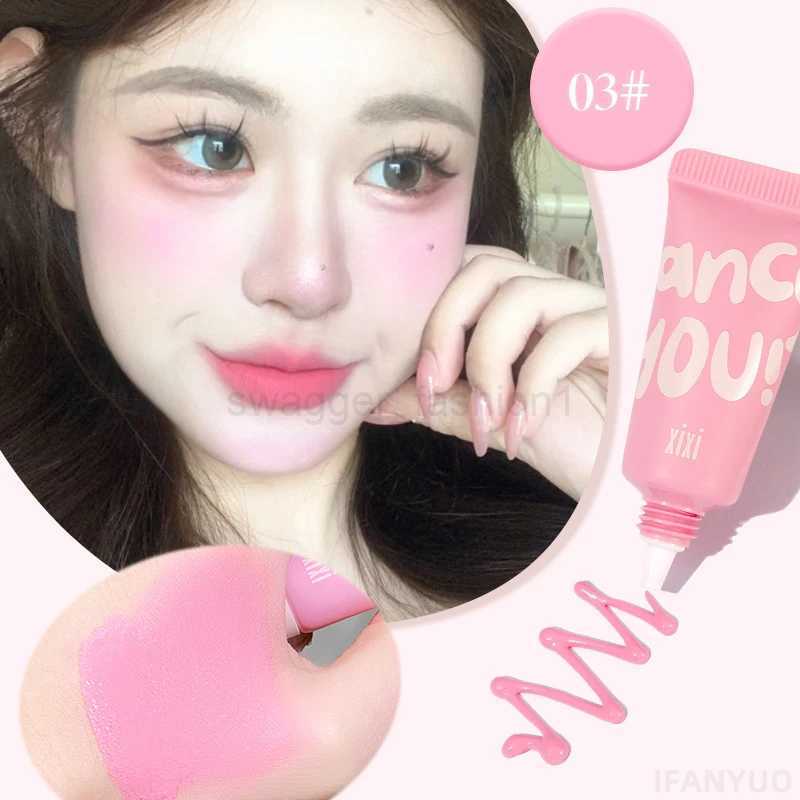 XIXI High Quality Liquid Blush Korean Air Sense Blusher Natural Matte Pink Blush Cute Makeup Long Lasting Cheek Tint CosmeticsB240722
