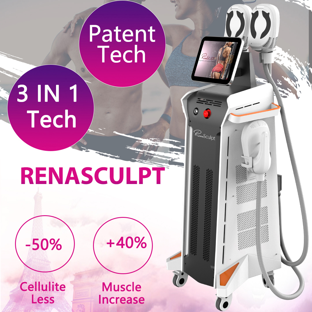 15 Tesla HIEMT body slim EMS EMT Body Sculpt em sculpt machine 4 handles EMSlim Muscle Stimulator